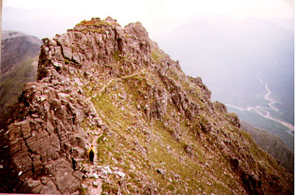 Corrag Bhuideh pinnacles