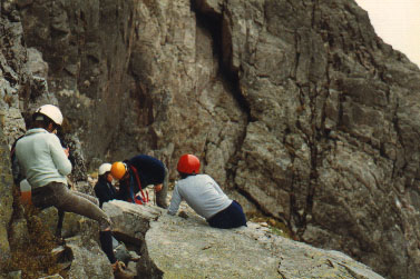 start of North Buttress